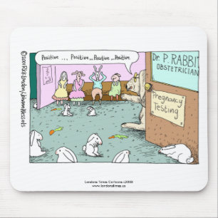 johann_rabbit, Londons Times Cartoons c2008www.... Mouse Mat