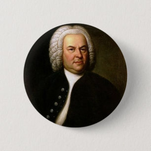 Johann Sebastian Bach 6 Cm Round Badge