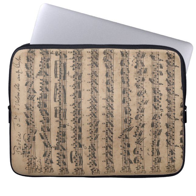 Johann Sebastian Bach - BWV 1006a Laptop Sleeve (Front)