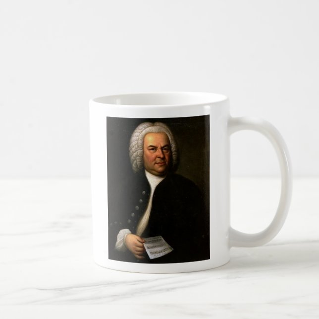 Johann Sebastian Bach Coffee Mug (Right)
