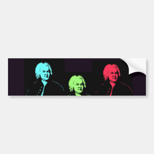 Johann Sebastian Bach Collage Bumper Sticker