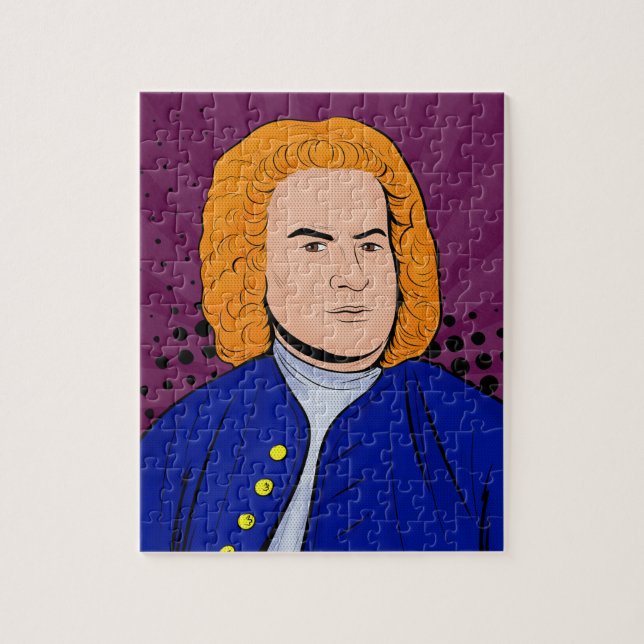 Johann Sebastian Bach Jigsaw Puzzle (Vertical)