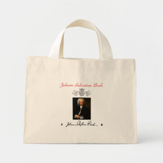JOHANN SEBASTIAN BACH MINI TOTE BAG