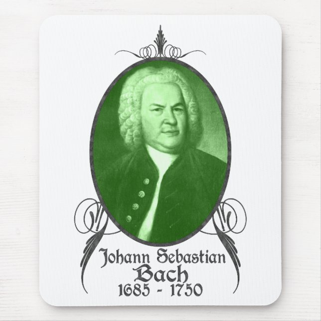 Johann Sebastian Bach Mouse Mat (Front)