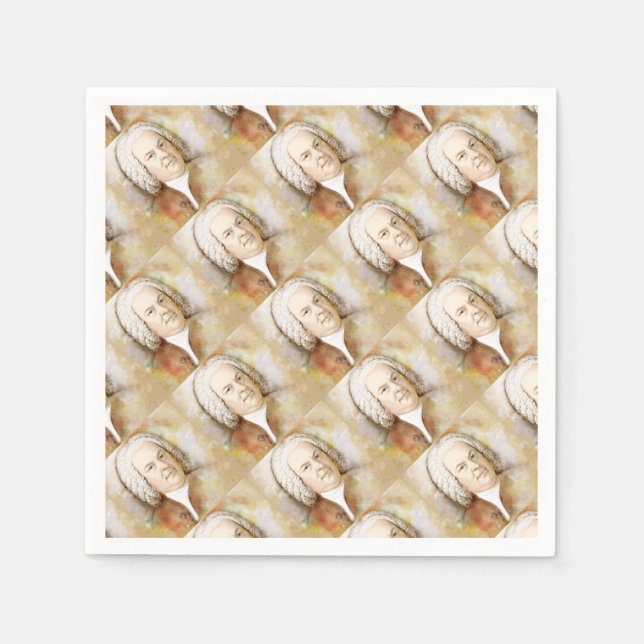 Johann Sebastian Bach Napkin (Front)