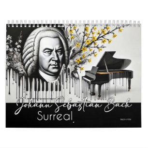 Johann Sebastian Bach Portraits: Surreal Calendar