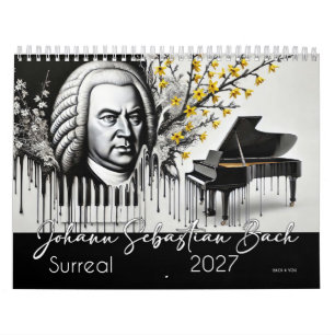 Johann Sebastian Bach Portraits: Surreal  Calendar
