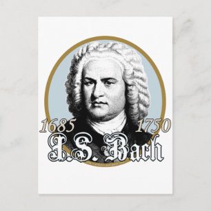 Johann Sebastian Bach Postcard