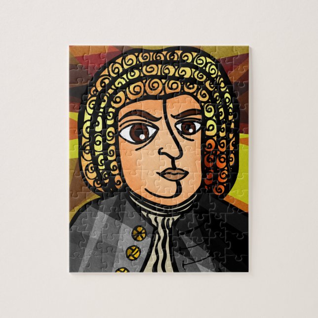 Johann Sebastian Bach Puzzle (Vertical)