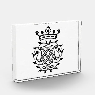 Johann Sebastian Bach Seal Crest Monogram Insignia Photo Block