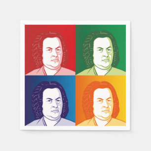 Johann Sebastian Bach Servietten Napkin