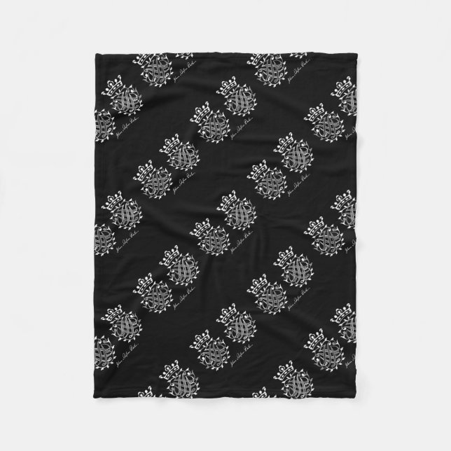 Johann Sebastian Bach Siegel Fleece Blanket (Front)