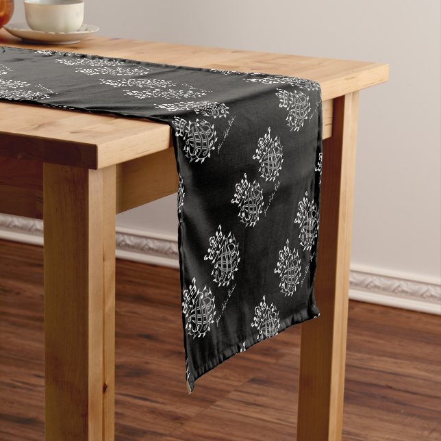 Johann Sebastian Bach Siegel Short Table Runner (In Situ)