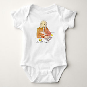 Johann Sebastian Bach Signed Baby Bodysuit