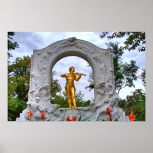 Johann Strauß II Poster