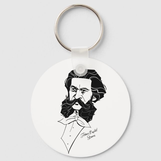 Johann Strauss Jr. Key Ring (Front)