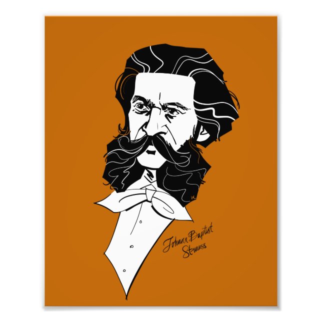 Johann Strauss Jr. Photo Print (Front)
