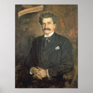 Johann Strauss the Younger, 1895 Poster