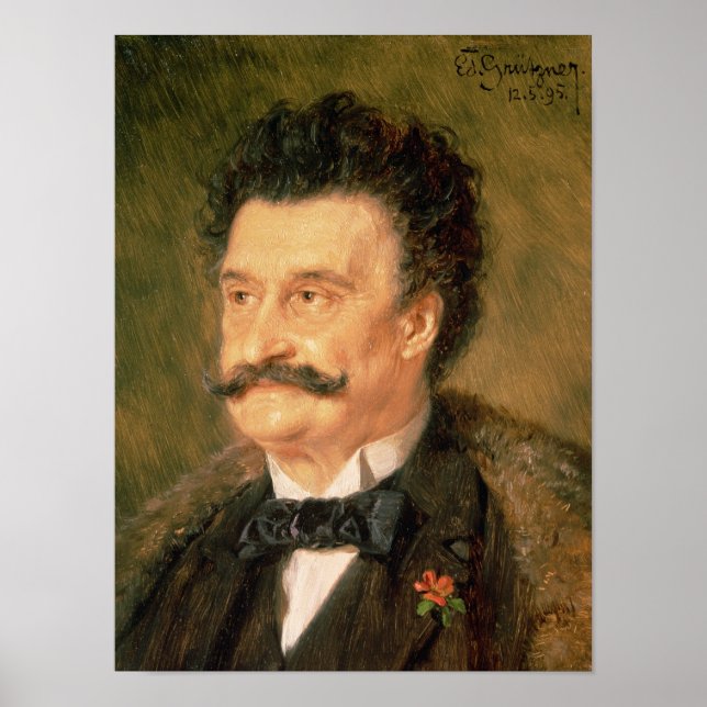 Johann Strauss the Younger, 1895 Poster (Front)