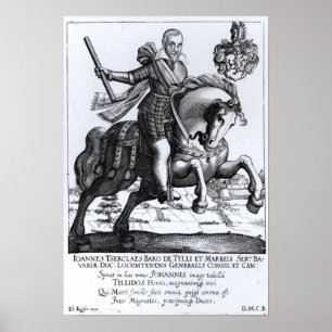 Johann Tserclaes, Graf von Tilly Poster
