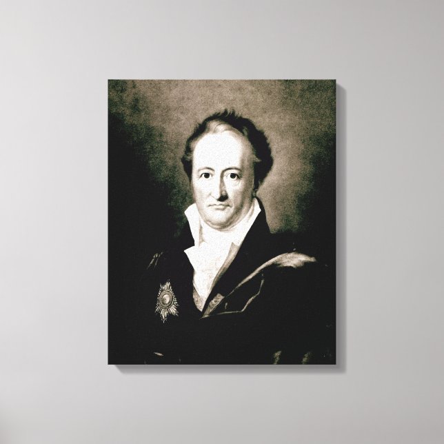 Johann Wolfgang Goethe Canvas Print (Front)