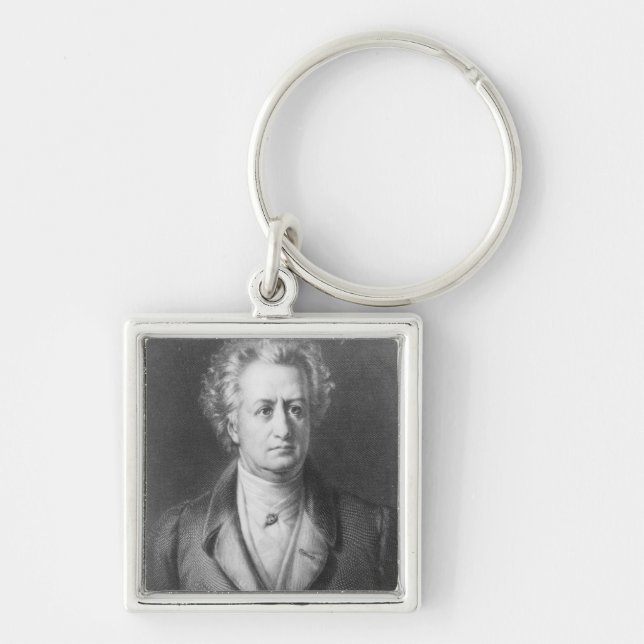 Johann Wolfgang Goethe Key Ring (Front)