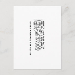 Johann Wolfgang Von Goethe Postcard