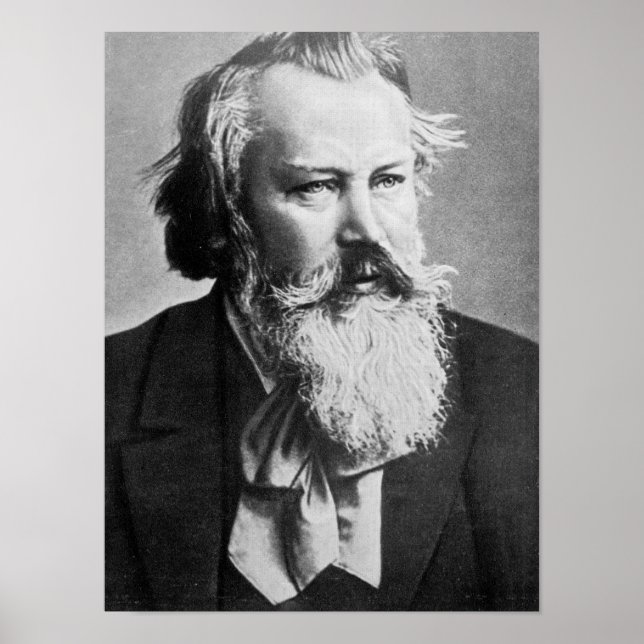 Johannes Brahms, 1879 Poster (Front)