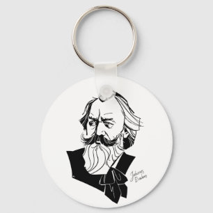 Johannes Brahms Key Ring