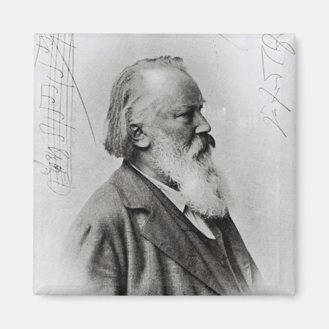 Johannes Brahms Magnet (Front)