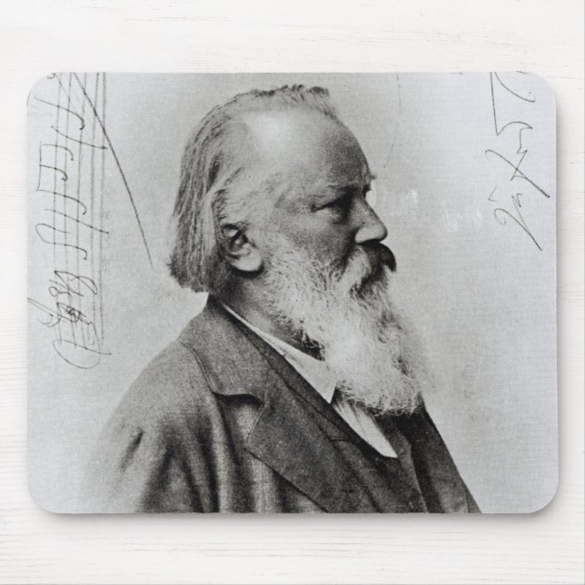 Johannes Brahms Mouse Mat (Front)