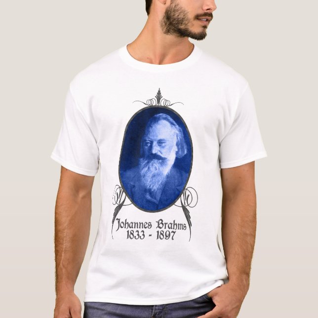 Johannes Brahms T-Shirt (Front)