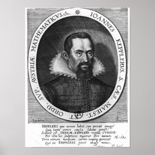 Johannes Kepler 1590 Poster
