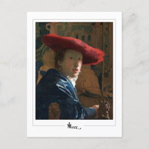 Johannes Vermeer #12 - Fine Art Postcard