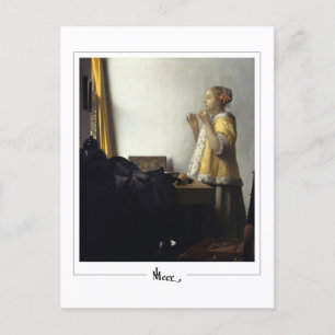 Johannes Vermeer #15 - Fine Art Postcard