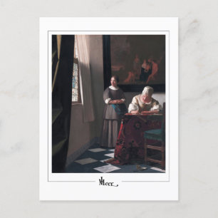 Johannes Vermeer #18 - Fine Art Postcard