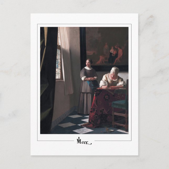 Johannes Vermeer #18 - Fine Art Postcard (Front)