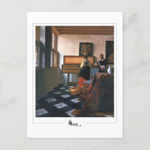 Johannes Vermeer #20 - Fine Art Postcard