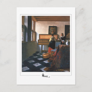 Johannes Vermeer #20 - Fine Art Postcard