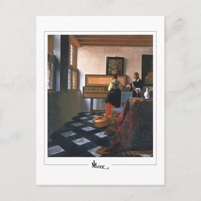 Johannes Vermeer #20 - Fine Art Postcard (Front)
