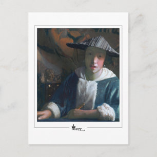 Johannes Vermeer #23 - Fine Art Postcard
