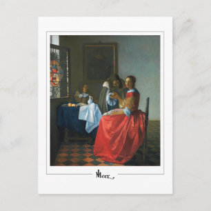 Johannes Vermeer #24 - Fine Art Postcard