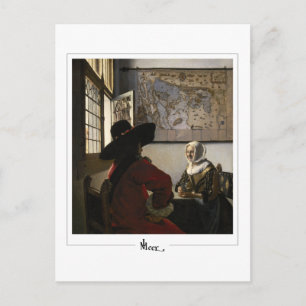 Johannes Vermeer #26 - Fine Art Postcard