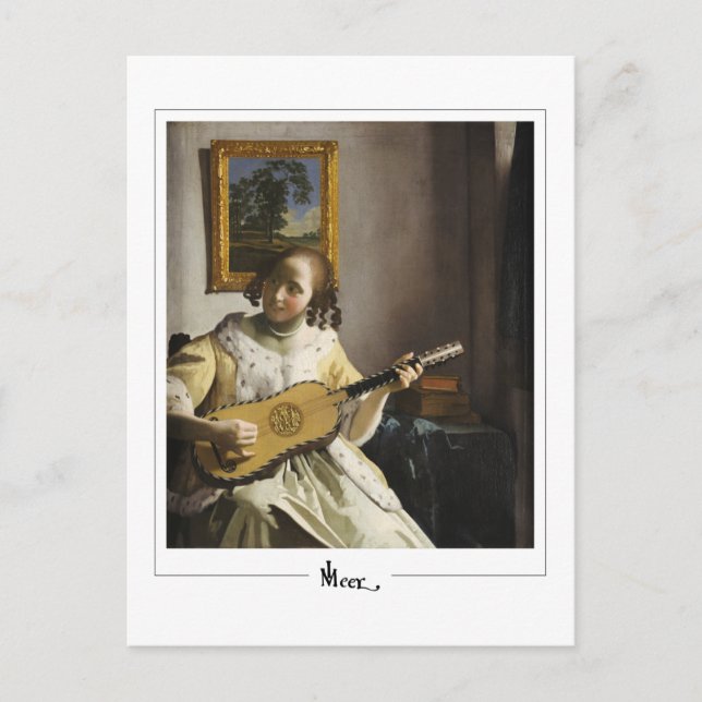 Johannes Vermeer #30 - Fine Art Postcard (Front)