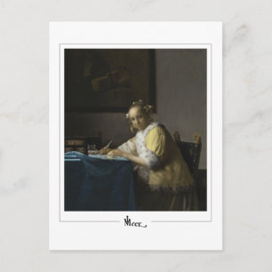 Johannes Vermeer #31 - Fine Art Postcard