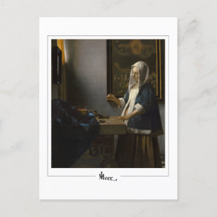 Johannes Vermeer #37 - Fine Art Postcard