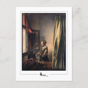 Johannes Vermeer #4 - Fine Art Postcard