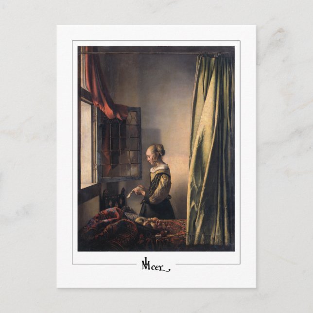 Johannes Vermeer #4 - Fine Art Postcard (Front)