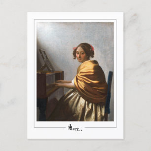 Johannes Vermeer #5 - Fine Art Postcard
