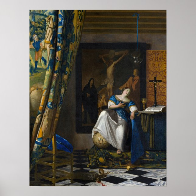 Johannes Vermeer - Allegory of Faith Poster (Front)